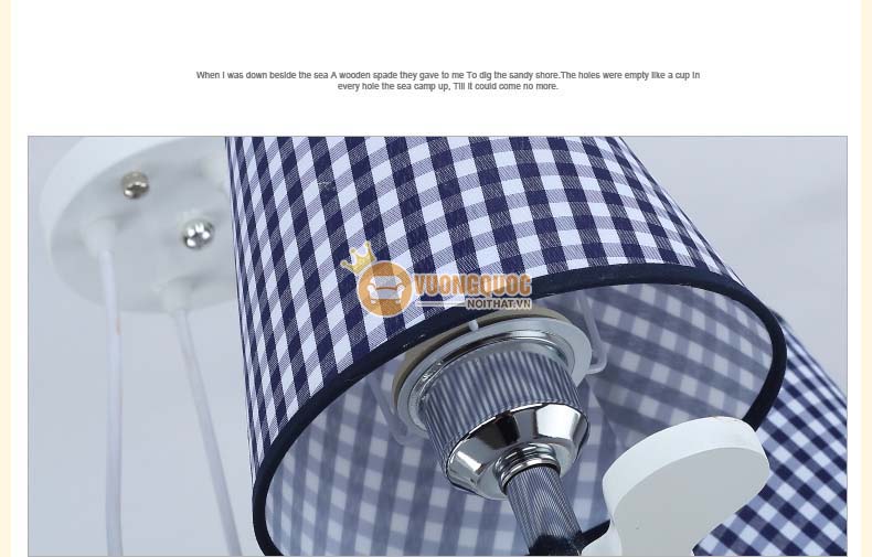 Đèn chùm trẻ em nghệ thuật UHS131-12